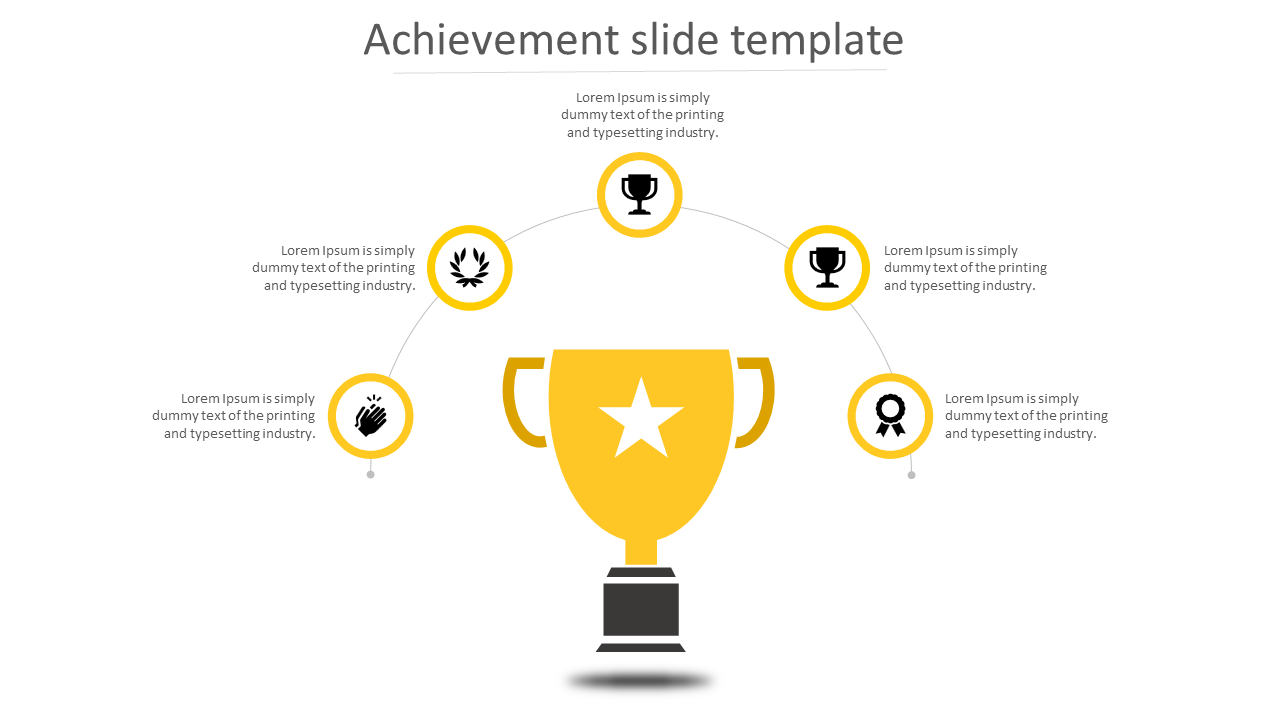 Free - Click Here For Achievement Slide Template Presentation